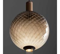 OLEV Lámpara colgante LED BEAM STICK NUANCE BALLOTON marrón Ø 20 cm 927