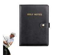 olf PU Scorebook - Registro de puntuaciones del curso de varias páginas | marcador de puntuación de golf premium para jugadores Registro de estadísticas de rendimiento de entrenamiento de torneos
