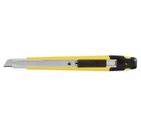 Cutter OLFA de bloqueo automático con clip para bolsillo y troceador de cuchillas - A-1