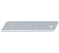 Pack de 20 cuchillas troceables 25 mm plateadas olfa hb-20