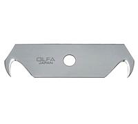 Olfa HOB-2 Cuchillas-Gancho Plateadas, 64 X 17.5 X 0.4 mm, 5 piezas