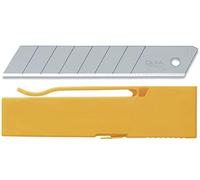 OLFA LBB-30B - Pack de 30 cuchillas troceables negras Excel Black de 18 mm en caja de plástico con clip