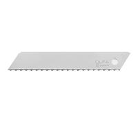 Olfa Cuchillas LWB-3B - Pack de 3 sólidas con dentado ondulado 18 mm plateadas