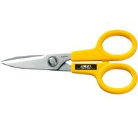 Olfa SCS-1 - Tijeras multiusos con cuchillas dentadas de acero inoxidable de 140 mm