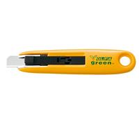 Olfa SK-7GREEN - Cúter con recogida automática de la cuchilla, de 12,5 mm, fabricado con plástico reciclado