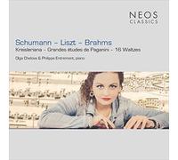 Olga Chelova y Philippe Entremont – Schumann / Liszt / Brahms – CD – Harmonia Mundi