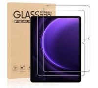 Olgary 2 Piezas Protector de Pantalla para Samsung Galaxy Tab S10 Plus 2024/Tab S9 Plus/Tab S9 FE Plus 2023 12,4 Pulgadas, Cristal Templado HD 9H Dureza, Anti-arañazos Vidrio Película