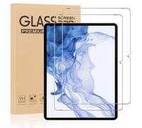 Olgary 2 Piezas Protector de Pantalla para Samsung Galaxy Tab S8 Plus 2022 / S7 FE 2021 / S7 Plus 2020 12,4", Cristal Templado HD 9H Dureza, Anti-arañazos Sin Burbujas Transparente Vidrio Película