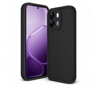 Olgary Funda para OPPO A6x/A6k 4G/5G Antigolpes,Black | Funda Negro de TPU,Recortes precisos,Amortiguadora,Protección cámara,Agarre cómodo