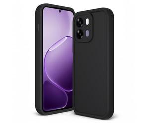 Olgary Funda para OPPO A6x/A6k 4G/5G Antigolpes,Black | Funda Negro de TPU,Recortes precisos,Amortiguadora,Protección cámara,Agarre cómodo
