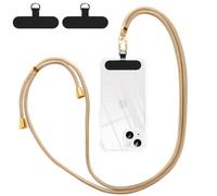 Olgary Handyband Universal,Geeignet für alle Smartphones,Handy Lanyard mit 2 Stück Universelles Patch,Handyband passend für alle Standard Handyhülle,verstellbar und abnehmbar,Gold
