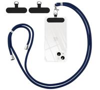 Olgary Handyband Universal,Geeignet für alle Smartphones,Handy Lanyard mit 2 Stück Universelles Patch,Handyband passend für alle Standard Handyhülle,verstellbar und abnehmbar,Dark Blue