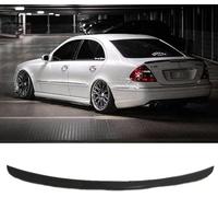 Olgyn Alerones Traseros De Plástico Abs para Mercedes-Benz Clase E W211 E240 E280 E320 E350 E63 2003-2008, Alerón De Parachoques De Maletero De Coche, Moldura De Techo De Maletero, Kit De Labios