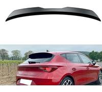 Olgyn Embellecedor De ala del Alerón del Techo Trasero para Seat Leon Mk4 2020-2021, Alerón Trasero del Coche, Alerón del Labio del Techo Trasero, A-Glossy Black-S