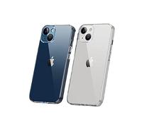 OLi Carcasa de silicona transparente compatible con iPhone 13 Mini 5.4.