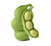 Oli & Carol - Mordedor para bebé de caucho natural - Regalo para bebé 0 3 6 meses, 1 año - Keiko the Edamame