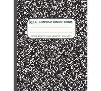 Oli Composition Notebook: Practical Learning Notebook | Cute Black Marble Cover with a Powerful Quote | A Perfect Gift for Students, Professionals, and Lifelong Learners