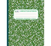 Oli Green Marble Composition Notebook: Motivational Learning Notebook | Sturdy, Modern, and Inspiring Cover with a Powerful Quote | A Perfect Gift for Students, Researchers, and Lifelong Learners