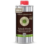 OLI-NATURA Leinöl-Firnis, protección natural para madera biológica, certificado apto para alimentos, 0,25L, incoloro - natural