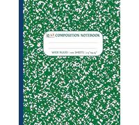 Oli Wide Ruled Composition Notebook: Inspirational Education Notebook | Elegant, Motivational, and Academic Design | Perfect for Students, Teachers, and Lifelong Learners