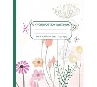 Oli Wide Ruled Composition Notebook: Inspirational Education Notebook | Elegant, Motivational, and Academic Design | Perfect for Students, Teachers, and Lifelong Learners