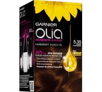 Olia Garnier 5.35 - Tinte permanente para el pelo, color chocolate cálido, 1 juego