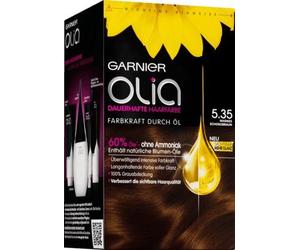 Olia Garnier 5.35 - Tinte permanente para el pelo, color chocolate cálido, 1 juego