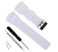 OliBoPo - Correa de repuesto para reloj Casio G-Shock GD120/GA-100/GA-110/GA-100C de resina natural, Brillante Translúcido,