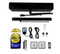 Olide Abridor de puerta inalámbrico con control remoto y aplicación inteligente WiFi para puertas batientes automáticas, ideal para personas con discapacidad y acceso de ancianos con cerradura