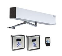 Olideauto Abrepuertas sin contacto, abridor de puerta para discapacitados, sensor abierto con 2 interruptores cuadrados con cable de 4.5 pulgadas Olide-513N