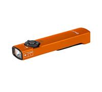 OLIGHT Arkfeld Linterna EDC, linterna LED recargable de 1000 lúmenes con haz verde y luz blanca, linterna plana de construcción superfina con clip para exteriores, emergencia, trabajo (naranja, CW:
