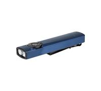 OLIGHT Arkfeld Ultra Linterna Recargable de 1400 LM con Led UV, Haz Verde y Luz Blanca, Linterna Plana Para Trabajar, Controlar y para Uso En Exteriores (Azul)