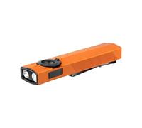 OLIGHT ArkPro 1.500 Lúmenes Linterna Plana con Luz de Inundación Pura, Concentrada, UV y Verde, con Doble Opción de Carga, Ideal para Actividades al Aire Libre, Detección y Señalización (Naranja)