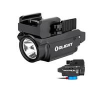 OLIGHT Baldr RL Mini Linterna Táctica Potente Ajustable Max 600 Lúmenes Mini Linterna para Caza Picatinny y GL Rail Utilizada para Actividades(Negro)