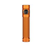 OLIGHT Baton 4 Pro Linterna Recargable EDC, 1600 Lúmenes, Alcance 200m, Impermeable IPX8, Doble Interruptor, Carga Magnética y USB-C, Batería 3500mAh - Para Uso Diario/Exterior/Emergencias （Naranja）