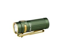 OLIGHT Baton4 EDC - Linterna pequeña LED recargable de 1300 lúmenes, linterna de bolsillo con indicador microperforado para exteriores, interiores y emergencias (verde OD)