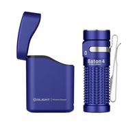 OLIGHT Baton4 - Kit de linterna recargable de carga magnética LED de 1300 lúmenes con estuche de carga tipo C e indicador inteligente, linterna de bolsillo EDC para exteriores, interiores y búsquedas