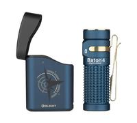 OLIGHT Baton4 kit Linterna LED Recargable Alta Potencia de 1300 Lúmenes 170 Metros Impermeable con Type-C Compatible con Baton 4/3 S1R II y Perun 2 Mini (Guía)