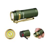 OLIGHT Baton4 Mini EDC Linterna de 1300 Lúmenes, 170 metros de Alcance, Impermeable IPX8, Lámpara de Mano Recargable y Batería Potente 650 mAh, 30 días Larga Duración (Verde)