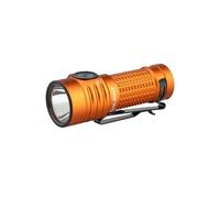 OLIGHT BatonTurbo EDC Linterna de Mano Recargable, Led Compacto de 1000 Lúmenes y 510 Metros de Largo Alcance Potente Linterna de Bolsillo Para Comping, Senderismo y Uso Doméstico (Naranja)
