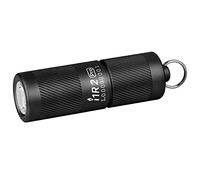 OLIGHT I1R 2 Pro EOS EDC - Llavero con linterna LED de 180 lúmenes con interruptor giratorio alimentado por batería recargable USB, pequeña lámpara de bolsillo para senderismo o camping (negro)