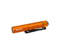 OLIGHT i3T2 - Linterna EOS de 200 lúmenes, mini linterna AAA EDC para uso diario, equipo de transporte al aire libre para pasear al perro, senderismo, camping, correr, mantenimiento (naranja)