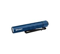 OLIGHT i3T2 - Linterna EOS de 200 lúmenes, mini linterna AAA EDC para uso diario, equipo de transporte al aire libre para pasear al perro, senderismo, camping, correr, mantenimiento (azul medianoche)