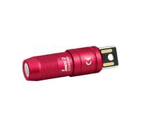 OLIGHT IMini 2 Linterna Recargable USB Magnética 50 Lúmenes Luz Suave, Compacta para Llavero o Bolsillo, Mini Linterna LED para Decoración, Emergencia, Camping y Regalos (Valentín Rojo)