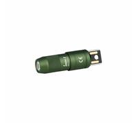 OLIGHT imini - Linterna pequeña EDC recargable con 2 llaveros, OD verde
