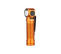 OLIGHT Linterna Perun 3 de 3.000 lúmenes, 5 modos, LED blanco y rojo, cinta elástica de cabeza (Naranja)
