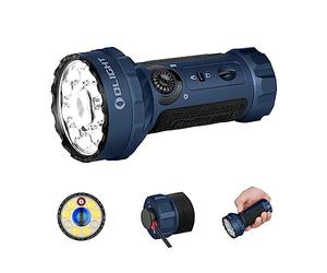 OLIGHT Marauder mini Linterna LED Recargable USB 7000 Lúmenes 600 Metros | Linternas LED Alta Potencia IPX8 Impermeable, 5 Modos Spot/Flood y RGB, 3 Tipos de LEDs Flashlight Potente para Exteriores
