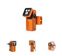 OLIGHT Oclip 2 Ultra EDC Linterna 4-en-1 LED Recargable USB-C 580LM 130M | OAL Aluminio, Clip Magnético 360°, Cabezal Ajustable 115°, Mini Luz Potencia, Blanca&Roja Regulable, UV Detección, Exterior