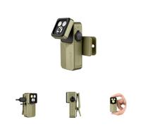 OLIGHT Oclip 2 Ultra EDC Linterna 4-en-1 LED Recargable USB-C 580LM 130M | OAL Aluminio, Clip Magnético 360°, Cabezal Ajustable 115°, Mini Luz Potencia, Blanca&Roja Regulable, UV Detección, Exterior