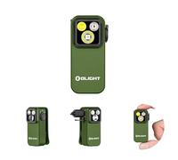 OLIGHT Oclip Pro Linterna EDC Recargable de Clip de Bolsillo 500LM Compacta Conveniente Carga USB C Magnética Portátil para Trabajo Nocturno Herramienta (Verde)